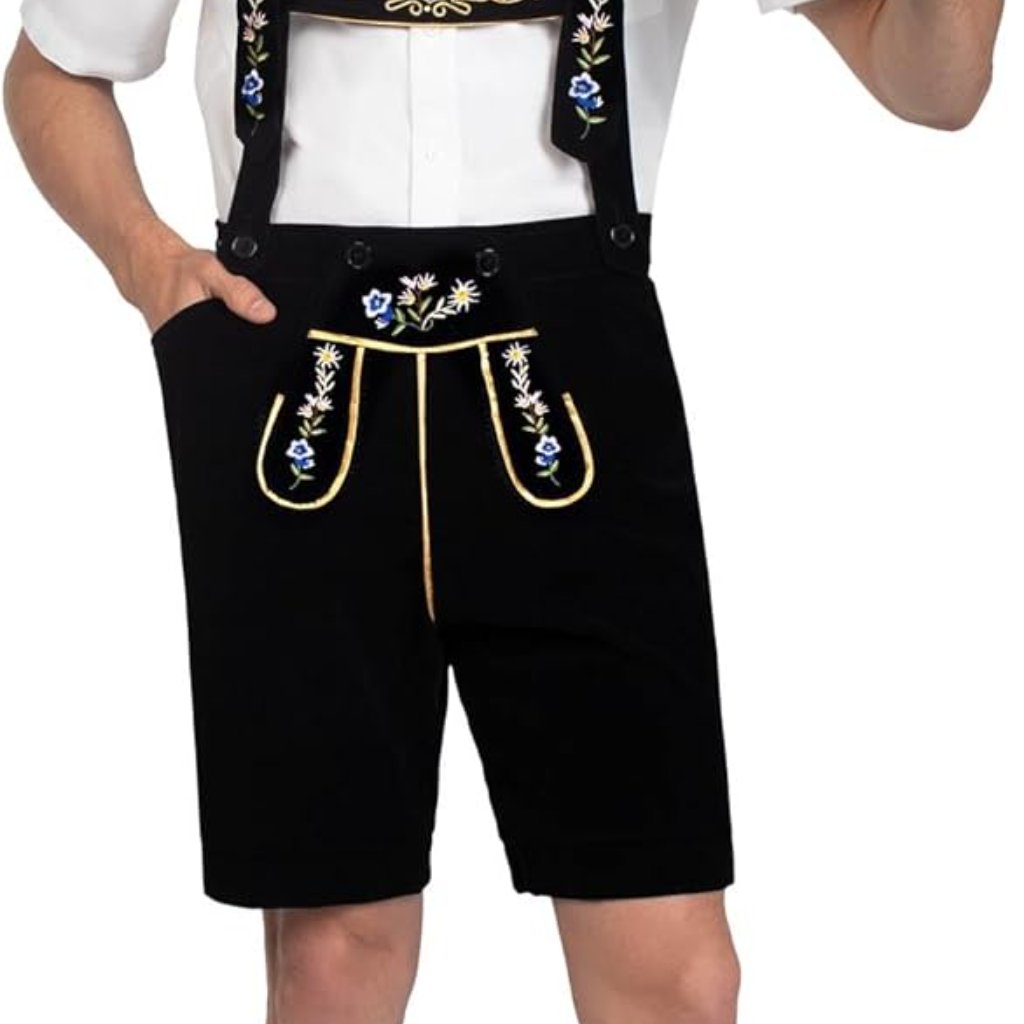 Festive Women's Bavarian Lederhosen Costume - Oktoberfest & Halloween Ready